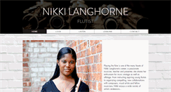 Desktop Screenshot of nikkilanghorne.com